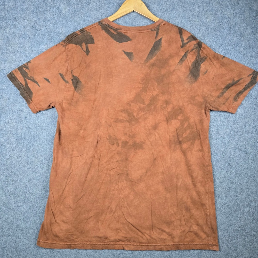 The Mountain Evolution Tiger Graphic Shirt Mens XXL Orange Tie Dye Wildlife Tee - Picture 4 of 7